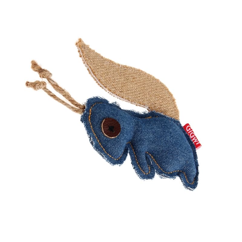 GiGwi Jeans Squirrel Catch & Scratch + Catnip