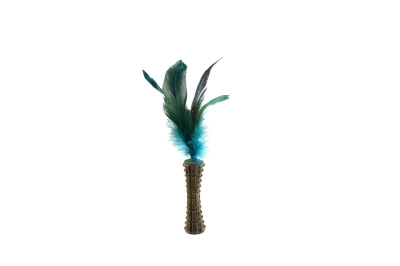 GiGwi Catnip Johnny Stick Natural Feather