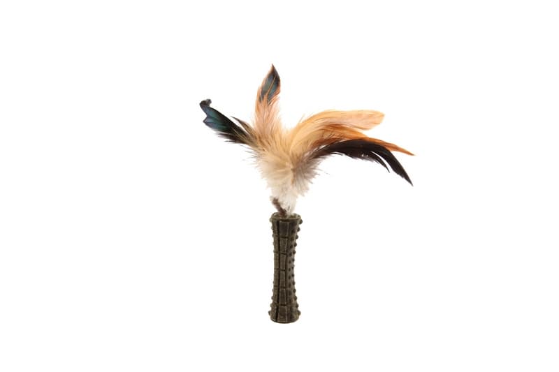 GiGwi Catnip Johnny Stick Natural Feather