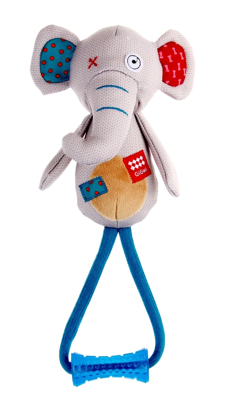 GiGwi Elephant Plush Friendz con TPR