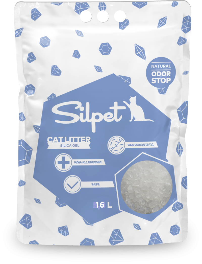 Silpet Lettiera in Silica – Gel 16 Litri Profumazione Neutra