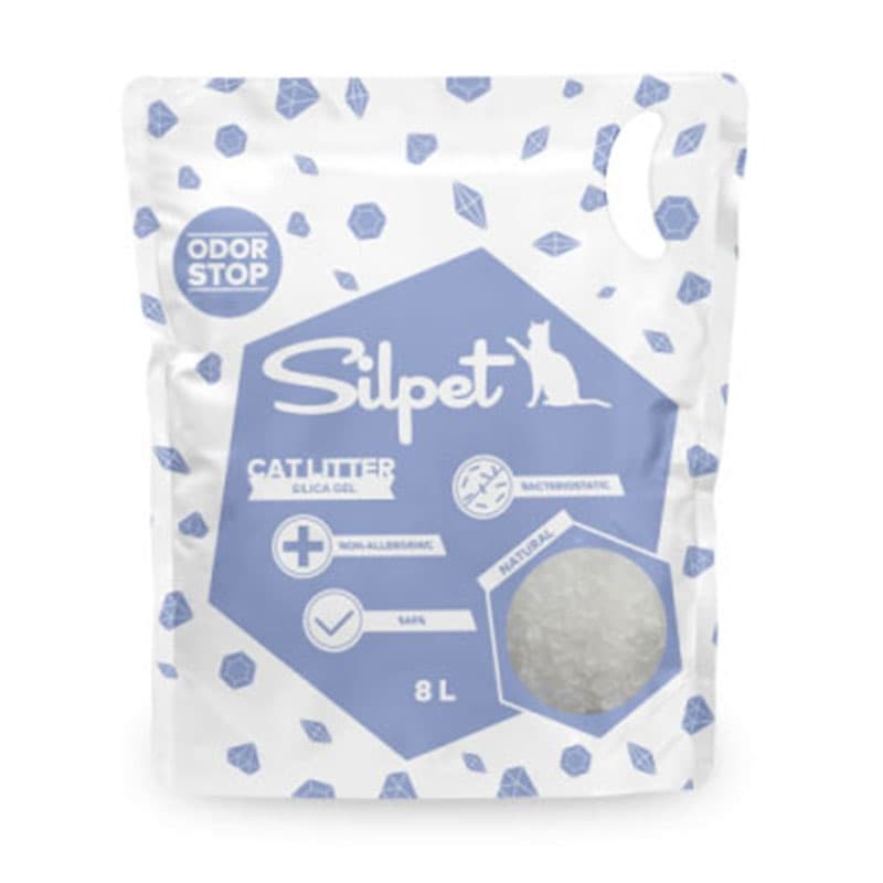 Silpet Lettiera in Silica – Gel 8 Litri Profumazione Neutra
