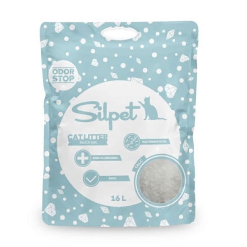 Silpet Lettiera in Silica – Gel 5,3 Litri Profumazione Talco