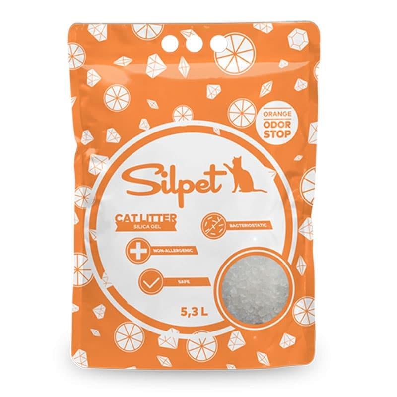 Silpet Lettiera in Silica – Gel 5,3 Litri Profumazione Agrumi