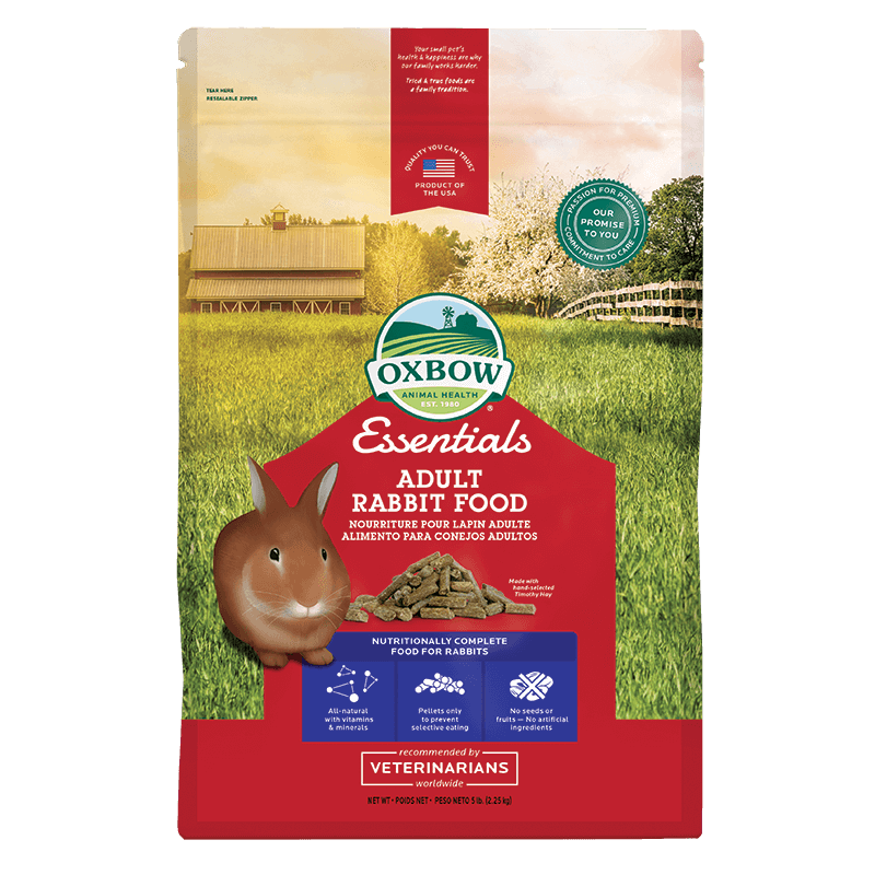 Oxbow Essential Adult Rabbit Food Pellet Conigli 2,25kg